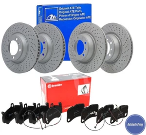ATE & BREMBO BREMSENSET KOMPLETT WK VORNE & HINTEN PORSCHE 911 997 3.6 3.8 TURBO - Picture 1 of 11