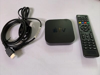 Apple TV 2nd Generation Media Streamer Black A1378 - Image 1 of 4