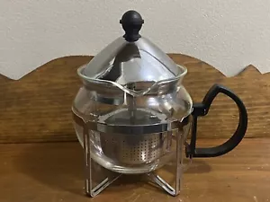 HARIO tea King pot Silver for 4 people CHAN-4SV New Japan - Picture 1 of 6