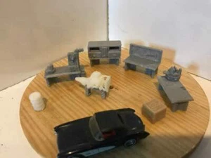 Muebles de taller a máquina escala 1/87. - Imagen 1 de 12