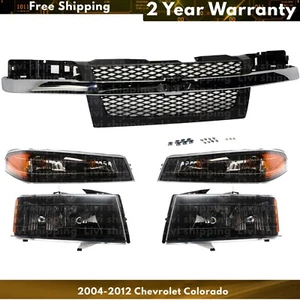 Front Grille Assembly Kit For 2004-2012 Chevrolet Colorado - Picture 1 of 6