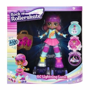 Rock N Rollerskate Lighting Luna Remote Control 11" Doll W/ Lights and Sounds RC - Picture 1 of 12