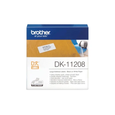 Original Brother DK-11208 Etikettenrolle 38x90mm breit selbstklebend Etiketten - Bild 1 von 3