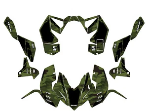 All Years LTR 450 APACHE Green Senge Graphics Kit Compatible with Suzuki - Picture 1 of 7
