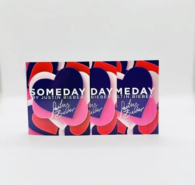 3 X Someday Perfume By Justin Bieber Vial Sample 0.05oz/1ml For Women - Image 1 of 3