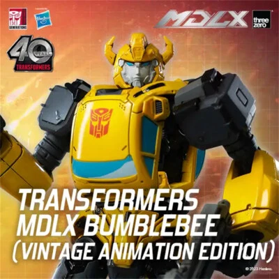 Figura Coleccionable Threezero MDLX Bumblebee (Edición Animación Vintage) Nueva Sto Foto 1 de 4