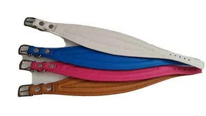 Greyhound Whippet Saluki Leather Collar - Picture 1 of 6