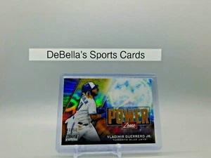 2020 Topps Stadium Club Chrome Power Zone Vladimir Guerrero Jr #PZ-8 GOLD 03/50 - Picture 1 of 3