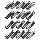 1.2mm Wire Dia 8mm Outer Diameter 25mm Long Compression Spring Black 20pcs