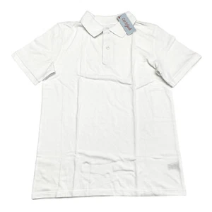 Cat & Jack Boys Size XXL 18 Short Sleeve School Uniform Polo Shirt White - Picture 1 of 7