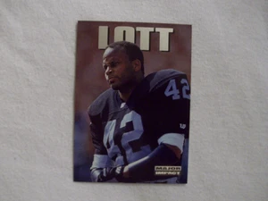 1992 SKYBOX IMPACT #M4 RONNIE LOTT MAJOR IMPACT LOS ANGELES RAIDERS - Picture 1 of 2