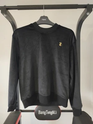 Black Velour Juicy Couture Sweater In Womens Size XS - Image 1 of 4