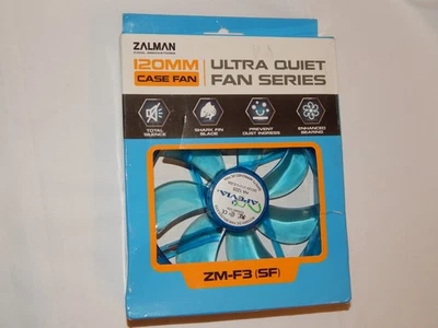 ZALMAN Case Fan ZM-F3(SF) 120x120x25 mm speed 1200RPM 20-23dBA - Image 1 of 4