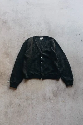 Cárdigan Vintage Arrow Mr Golf Años 60 Talla M Lana Alpaca Negro Foto 1 de 4