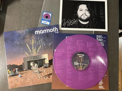 Mammoth II WVH Limited Edition Violet Colored Vinyl LP Autographed Print Signed - Image 1 of 4