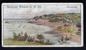 WILLS - SEASIDE RESORTS (GOLD FLAKE) - #34 CLEVEDON - Picture 1 of 2