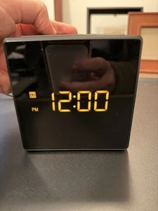 Sony Dream Machine (ICF-C1) Digital Two Alarms Clock Radio Black Cube - Picture 1 of 7
