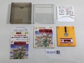 DL2202 Final Command The Red Fortress BOXED Famicom Disk Japan