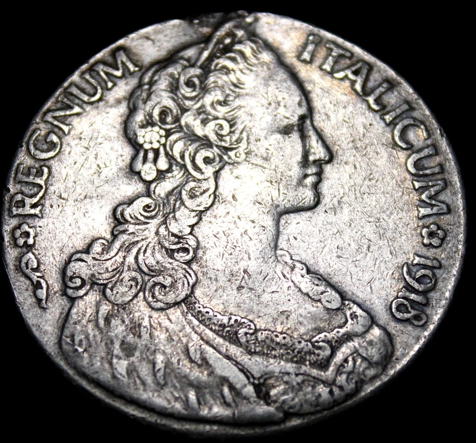 意大利:意大利厄立特里亚 1918 年银 Talero,安装已移除 725-1001 — 第 1/4 张图片