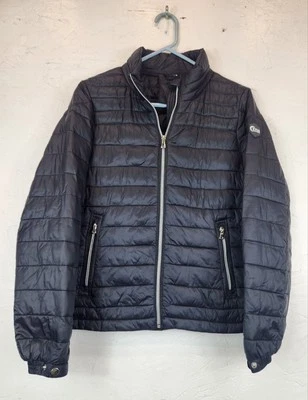 Zyia Active The Whistler Black Puffer Jacket Women’s Size Medium Workout Running - Image 1 of 4