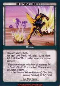 Running Battle [Unlimited] ENG Battletech TCG - Imagen 1 de 2