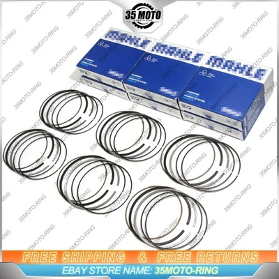 6x STD Piston Rings Set Mahle For BMW N57 E90 330d 535d X5 F10 F30 3.0 Diesel L6 - Image 1 of 4