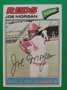 1977 Topps JOE MORGAN #100 Cincinnati Reds EX Light Wear, Centered, Great Color - Picture 1 of 3