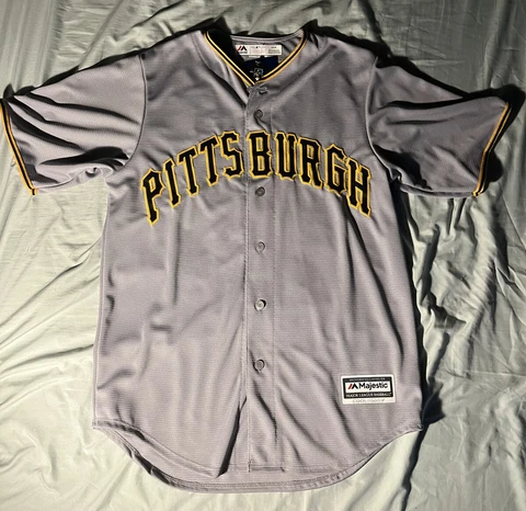 Pittsburgh Pirates Pedro Alvarez Jersey Medium Majestic Grey NWT Cover