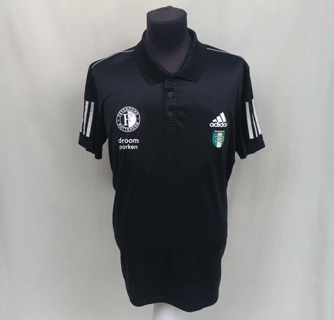 Feyenoord Rotterdam 2020/2021 #33 Player Issue Adidas Presentation Polo Shirt L Cover