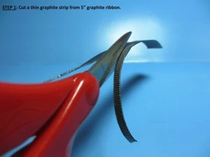 (3) - GRAPHITE RIBBONS @ 5" EACH - "Makes a fresh seal when added to packing." - Picture 1 of 8