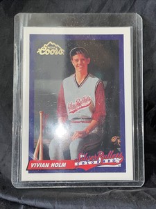 Baseball ⚾️1994 Coors Brewing Colorado Silver Bullets Vivian Holm