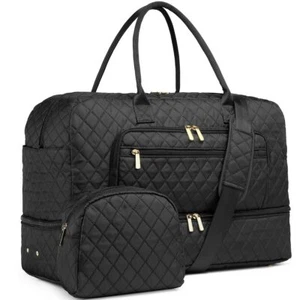 Large Women Travel Duffle Bag - Carry on Overnight Bag Weekend Travel Duffel ... - Picture 1 of 7
