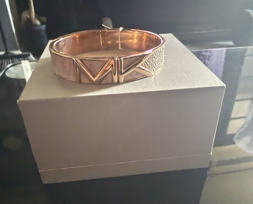 Bracciale Michael Kors rosa e oro Mott