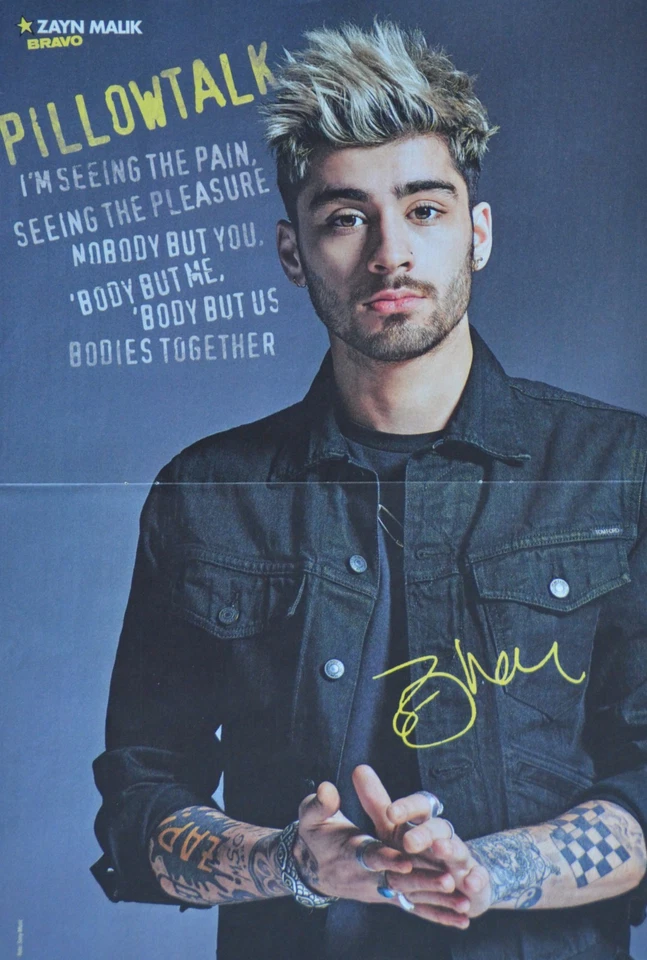 ZAYN MALIK - A3 Poster (42 x 28 cm) - One Direction Clippings Fan Sammlung  NEU - Bild 1 von 1