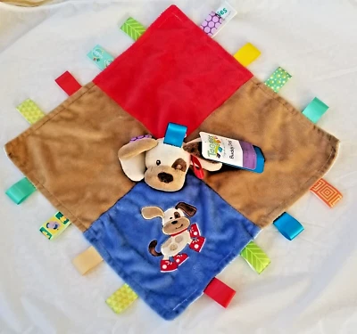 Manta de seguridad TAGGIES Signature Collection Mary Meyer Buddy Dog Lovey Toy nueva con etiquetas Foto 1 de 4