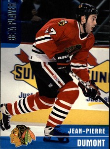 1999-00 BAP Memorabilia Chicago Blackhawks Hockey Card #270 J-P Dumont