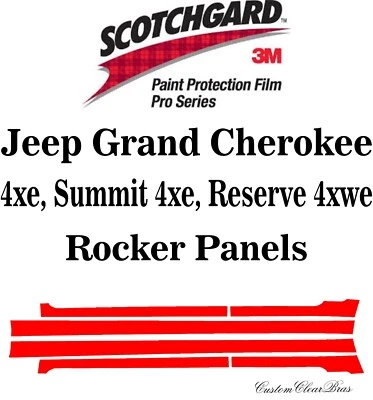 Пленка защитная краска 3M Scotchgard серия Pro 2023 2024 Jeep Grand Cherokee 4xe - Изображение 1 из 3
