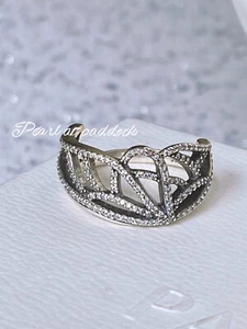 Authentic Pandora New Beginning Butterfly Ring In Gift Box Size 5 / 50 - Picture 1 of 1