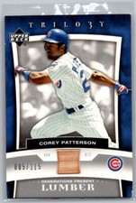 2005 Upper Deck Trilogy Generations Present Lumber /115 Corey Patterson #PR-PA