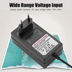 Fuente de alimentación AC 100-240V DC 21V 2A para cargador de iones de litio adaptador cargador UE caliente. - Imagen 1 de 9