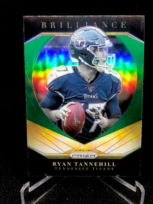 Ryan Tannehill 2020 Panini Prizm Brilliance Green Prizms - Image 1 of 4