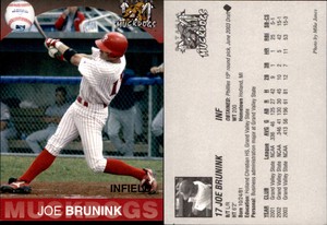 Joe Brunink 2003 Batavia Muckdogs #17 Card *AutographDen*