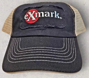 Neu Truckermütze Fransen bestickt Logo Exmark Druckknopf hinten verstellbar - Bild 1 von 5