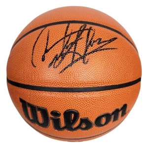 Dennis Rodman signierter Wilson NBA authentische Serie Basketball schwarze Tinte (JSA) - Bild 1 von 2