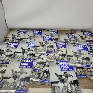 Set Of 19 Ipswich Town Football Programmes Vintage from 1967/68 - Picture 1 of 5