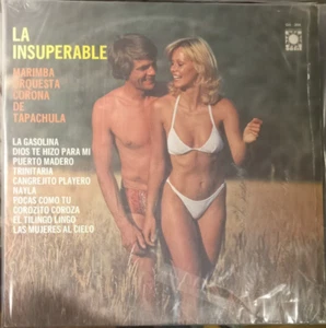 MARIMBA ORQ. CORONA DE TAPACHULA - LA INSUPERABLE - MEXICAN LP, SEXY COVER - Imagen 1 de 4