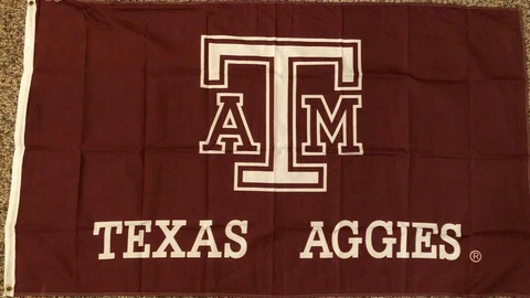 TEXAS AGGIES OUTLINE BROWN FLAG new 3x5ft superior quality fade resist us seller Cover