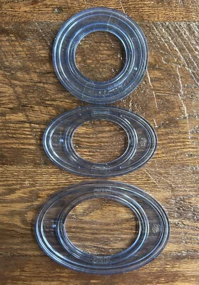 Creative Memories 定制切割系统 2 Ovals 1 圆图案剪贴簿 — 第 1/4 张图片