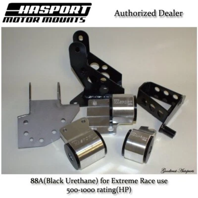 Kit de montagem Hasport para trocas de motor da série J no 88-91 Honda Civic/ CRX 88A - Imagem 1 de 2