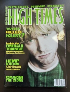 Vintage High Times Magazine April 1996 Issue 248 Nirvana Who Killed Kurt Cobain - Picture 1 of 2